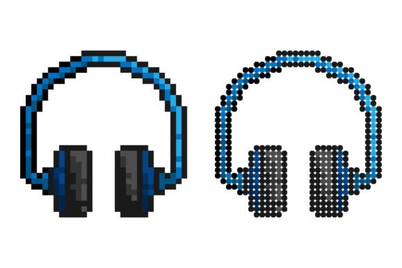 Download Pixel Icon. Wireless Earphones Overhead, - Overhead Collection