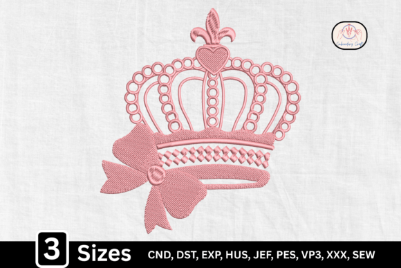 Download Pink Coquette Bow Princess Crown - Princess crown Collection