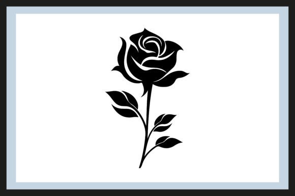 Download Rose Silhouette ,Flower Icon - Premium Bundle