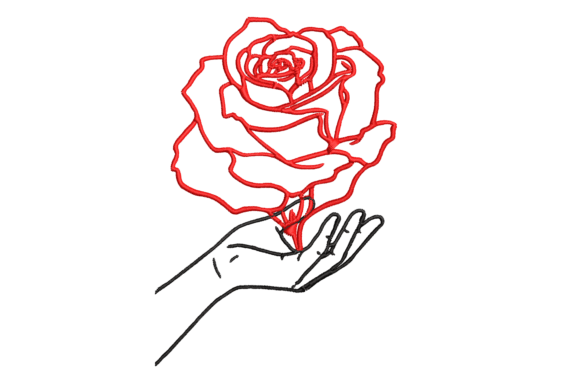Download Rose on Hand - Rose Collection