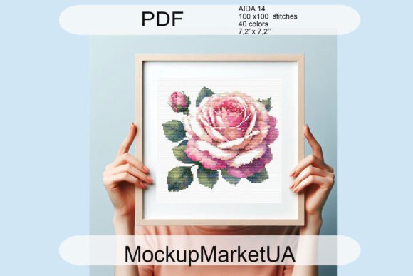 Download Rose Flowers Cross Stitch Patterns PDF - Rose Collection